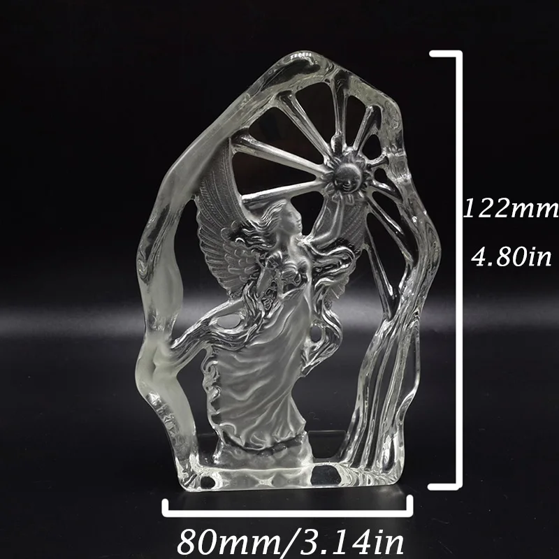 Стеклянная 3d-статуя айсберга Freedom стеклянная скульптура миниатюрные сувениры