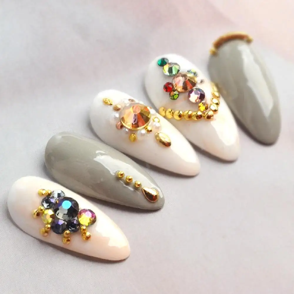 

Nail Rhinestones SS8 2.3mm Crystal Nail Art Decoration Flat Back Glass Stones Shiny DIY Gems for Nails