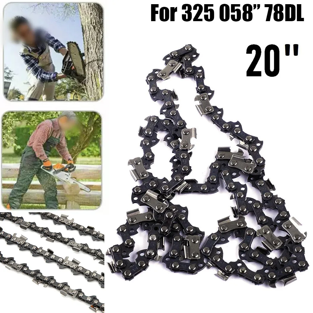 

20 Inch Chainsaw Saw Chain For HUSQVARNA 325 058 78DL Bar Length:20" 1.5mm Drive Link Width Chainsaw Chain