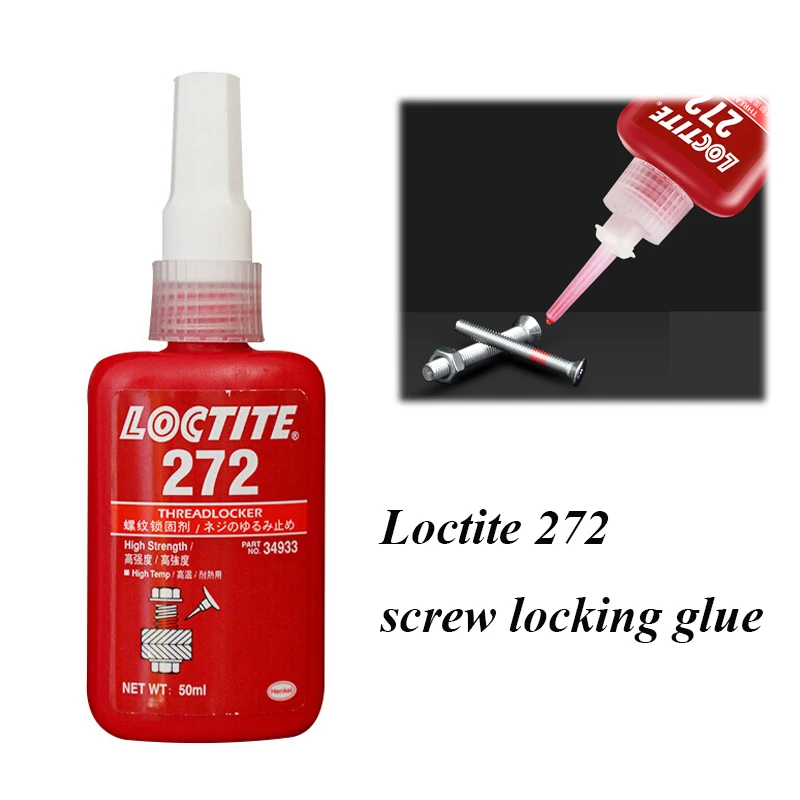 

50ml Loctite 272 Threadlocking Agent Screw Locking Glue High Sviscosity Anaerobic Adhesive Thread Sealant Resistant Temperature