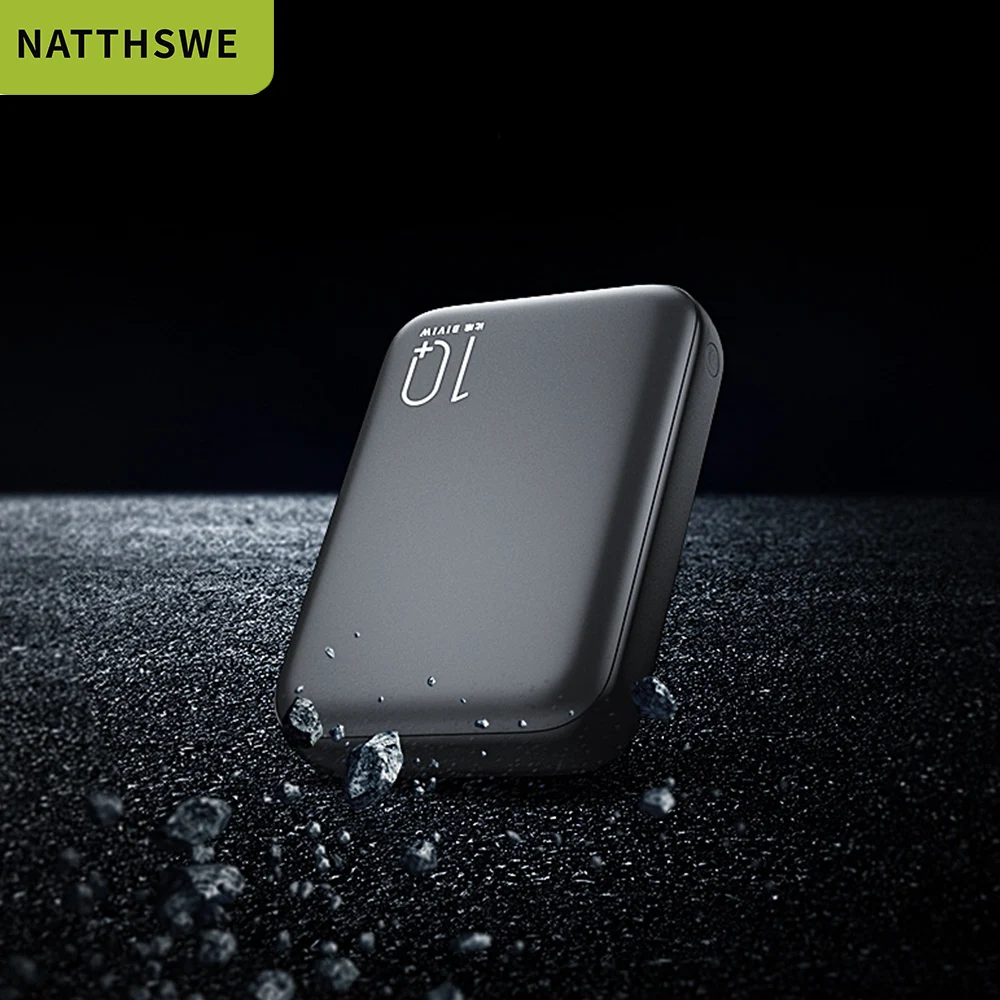 NATTHSWE 10000 мАч Внешний аккумулятор внешний повербанк USB портативное зарядное