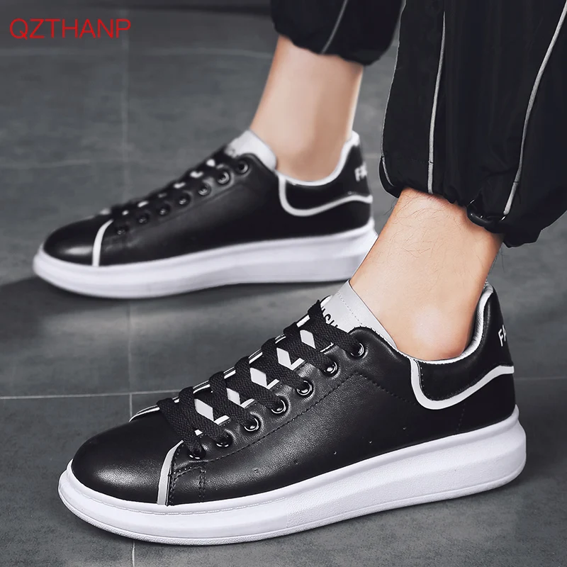 

New Arrivals Brand Glowing Sneakers Dropshipping Casual PU Leather Shoes Handmade Chaussure Homme HighQuality Male Adult Shoes
