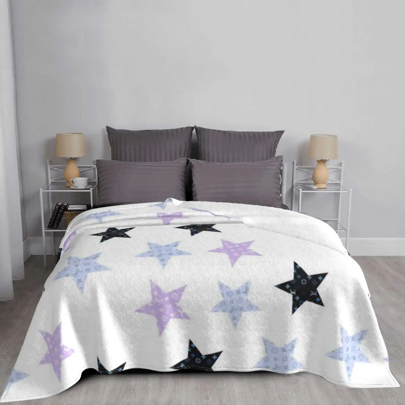 Набор наклеек со звездами Лидер продаж домашнее фланелевое одеяло для дома набор