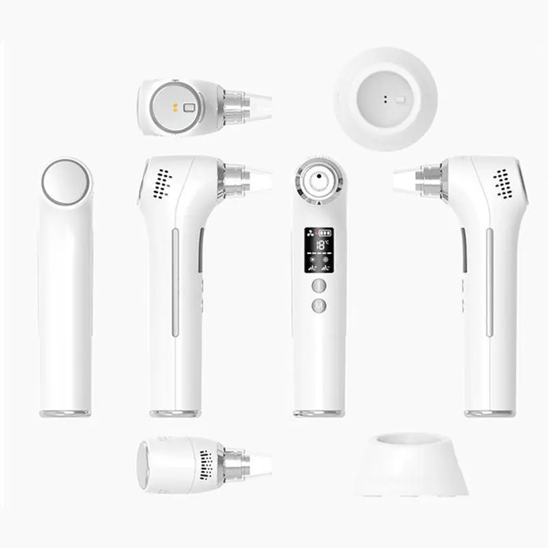 

2021 Newest Electric Blackhead Remover Vacuum Pores Cleaner Acne Pimple Removal Beauty Machine Hot Cold Massager Skin Care Tools