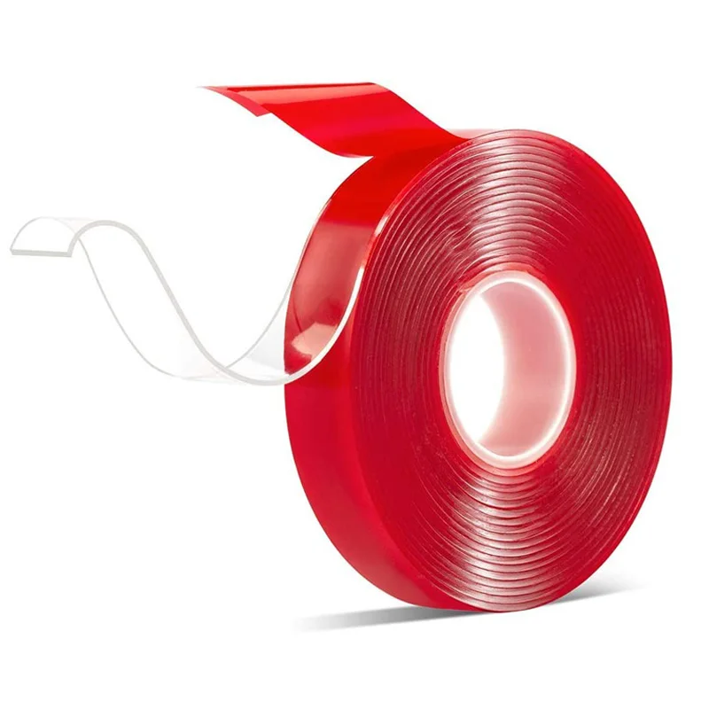 

3 Meters Transparent Double Sided Tape Super Strong No Traces Acrylic Foam Adhesive Tape For Car Adhesive Sticker Living Goods