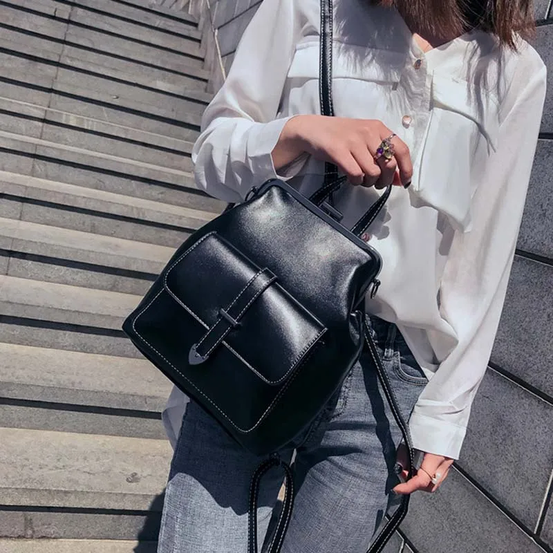 2020 ретро сумки винтажные рюкзаки из искусственной кожи женские школьные для
