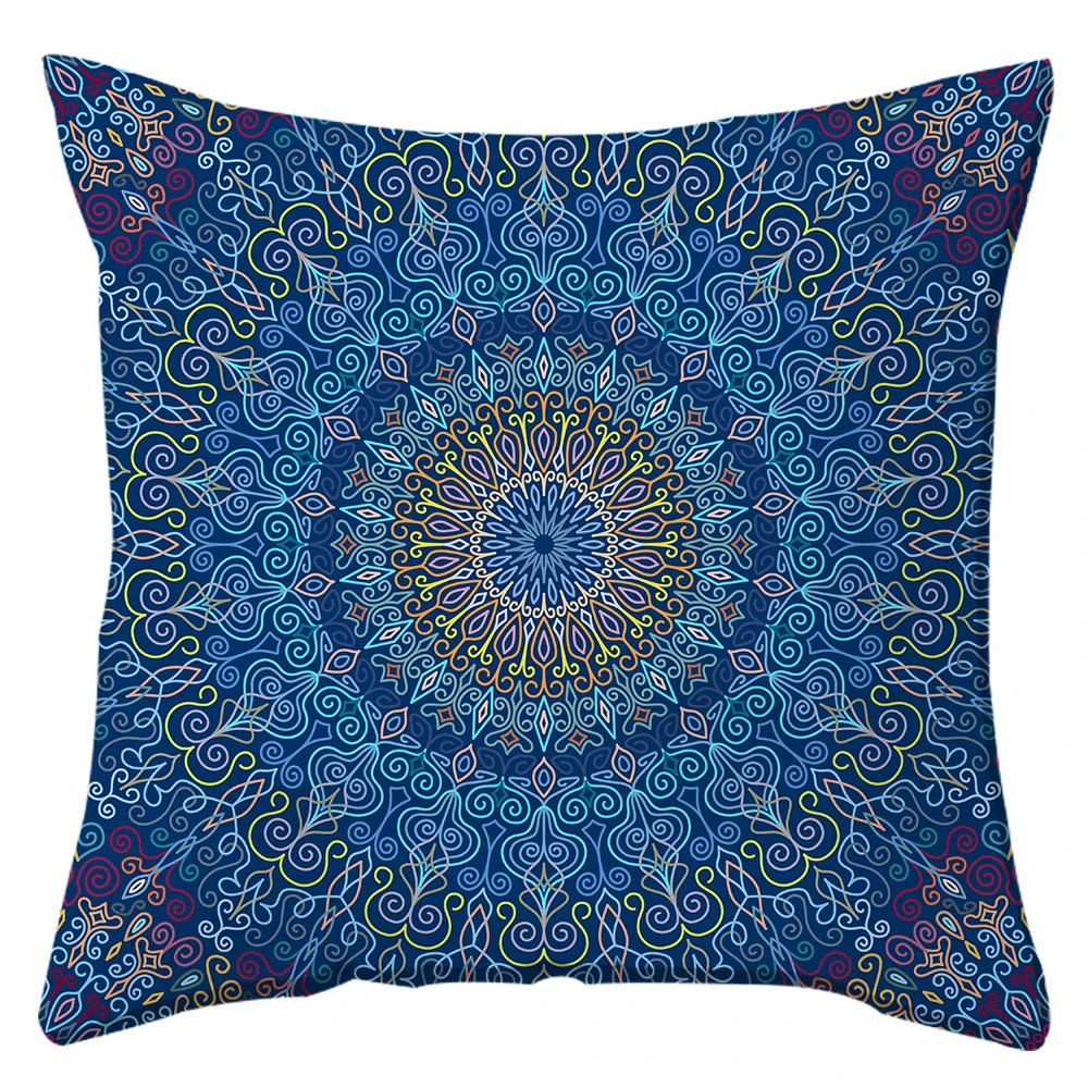 Homesky Мандала Цветочный узор наволочка полиэстер богемная для подушки украшение