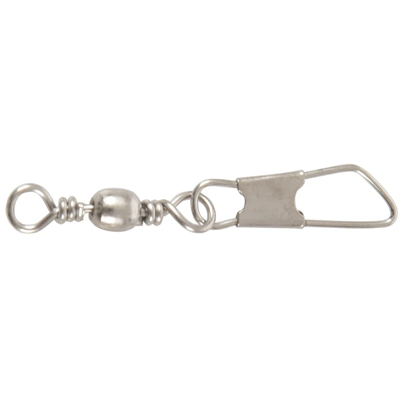 

Grey Fishing Line To Hook Clip Swivels Connector 30PCS