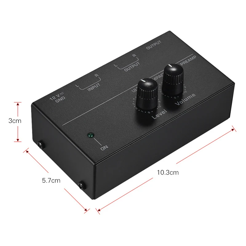 Высокое качество аудио Phono Preamp ультра компактный поворотный электронный