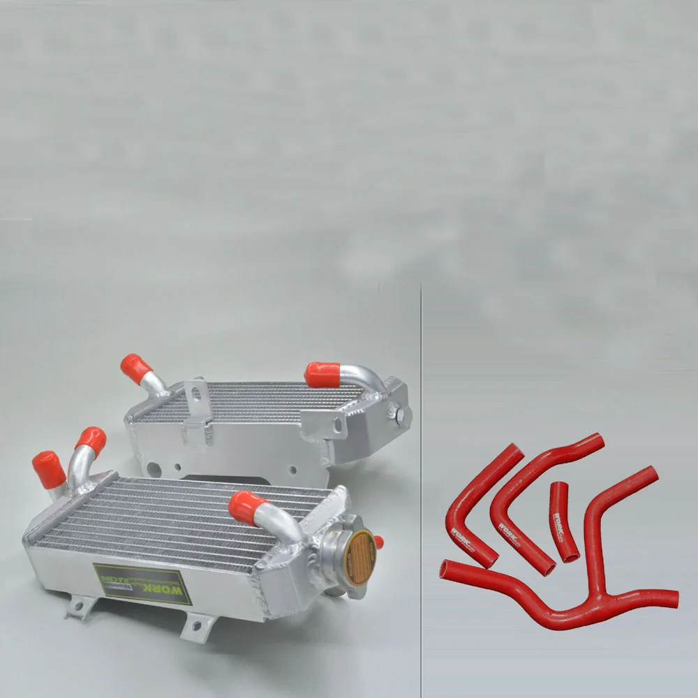 Радиатор и комплект силиконового шланга из алюминиевого сплава для Honda CRF450R CRF 450 R