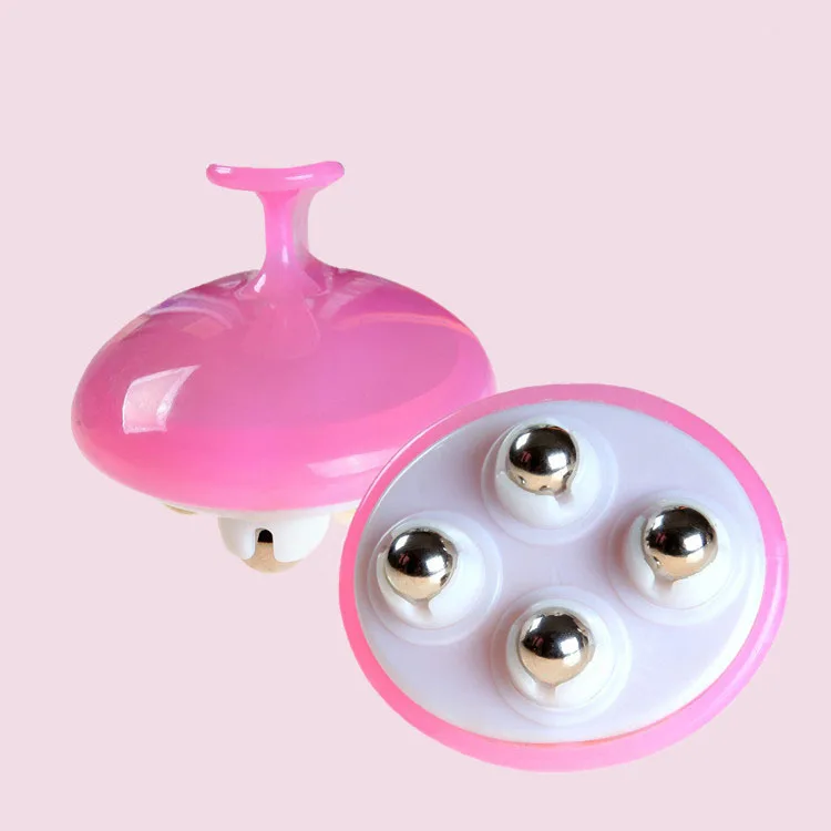 

4 Roller Ball Body Massage Anti-Cellulite Muscle Pain Relief Relax Massager For Neck Back Shoulder Buttocks Face Lift Tools