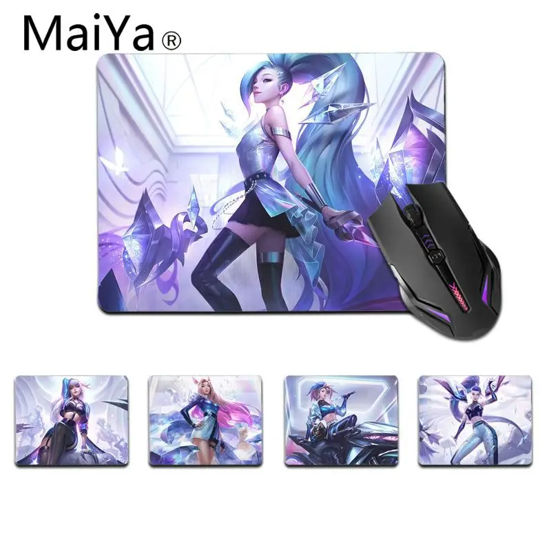 Maiya Высокое качество LOL KDA Ahri Akali Kaisa Seraphine красивый коврик для мышки в стиле аниме