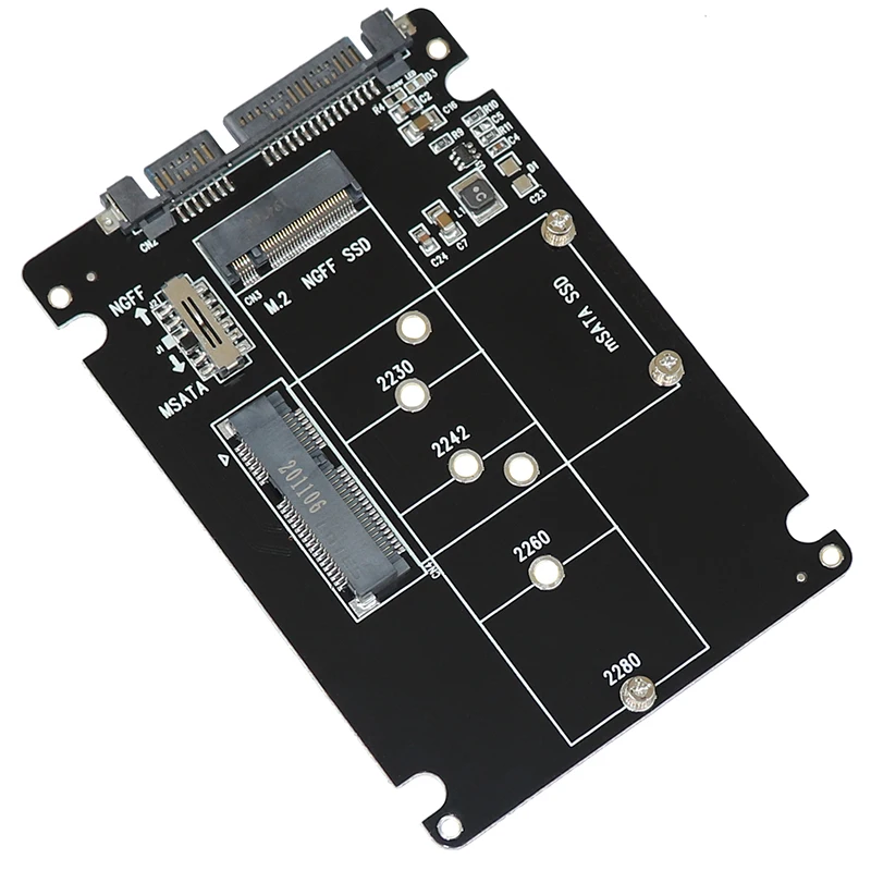 Адаптер M.2 NGFF или MSATA SATA 3 0 переходник с USB на 2 5 для жесткого диска в 1 кардридер