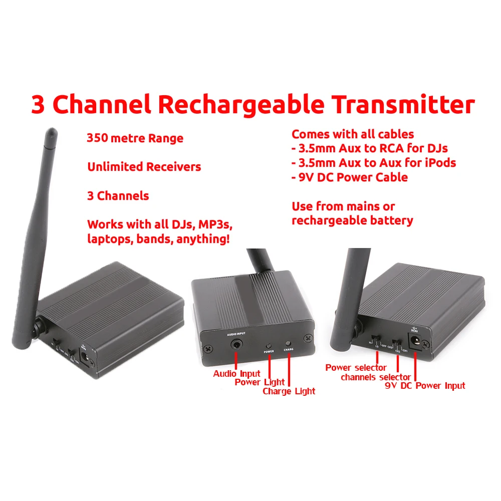 Беспроводные Светодиодные наушники Silent Disco compete system 500 м комплект из 50 наушников + 2