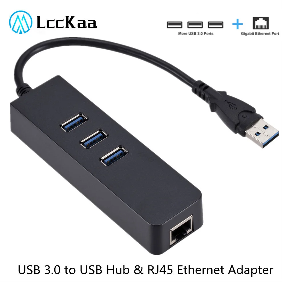 Сетевая карта LccKaa USB 3 0/Rj45 для Macbook Mac настольных ПК | Компьютеры и офис