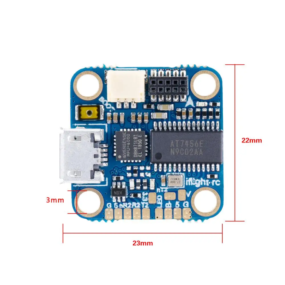 Sucex Micro F4 V2.1 MPU 6000 Контроллер полета для FPV гоночного дрона | Игрушки и хобби