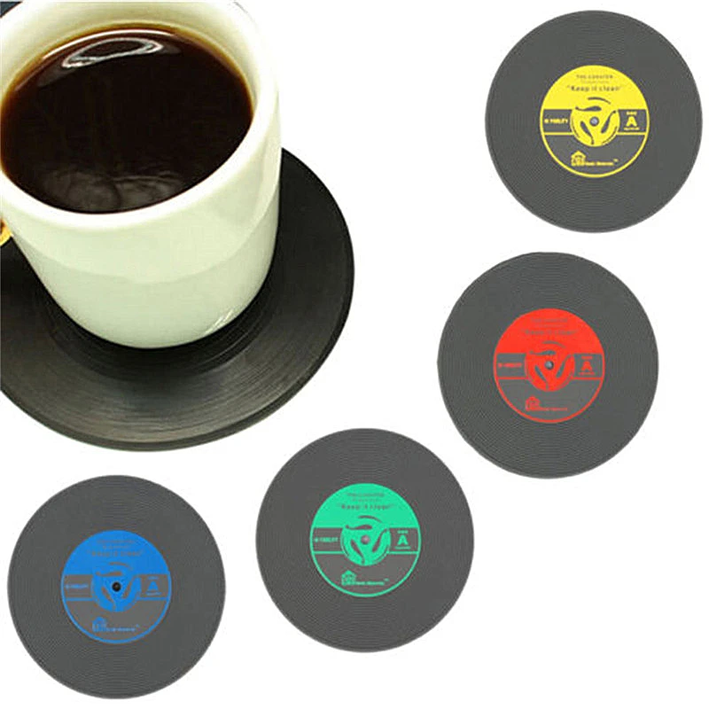 Горячая Распродажа пластиковый виниловый коврик для стола подставка напитков