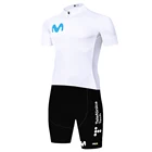 Костюм для триатлона Movistar 2022, одежда для велосипеда, трикотажная одежда для езды на велосипеде, комбинезон, одежда для езды на горном велосипеде