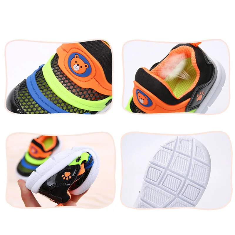 Сетчатая обувь для малышей модная дышащая мягкая спортивная коллекция 2019 года