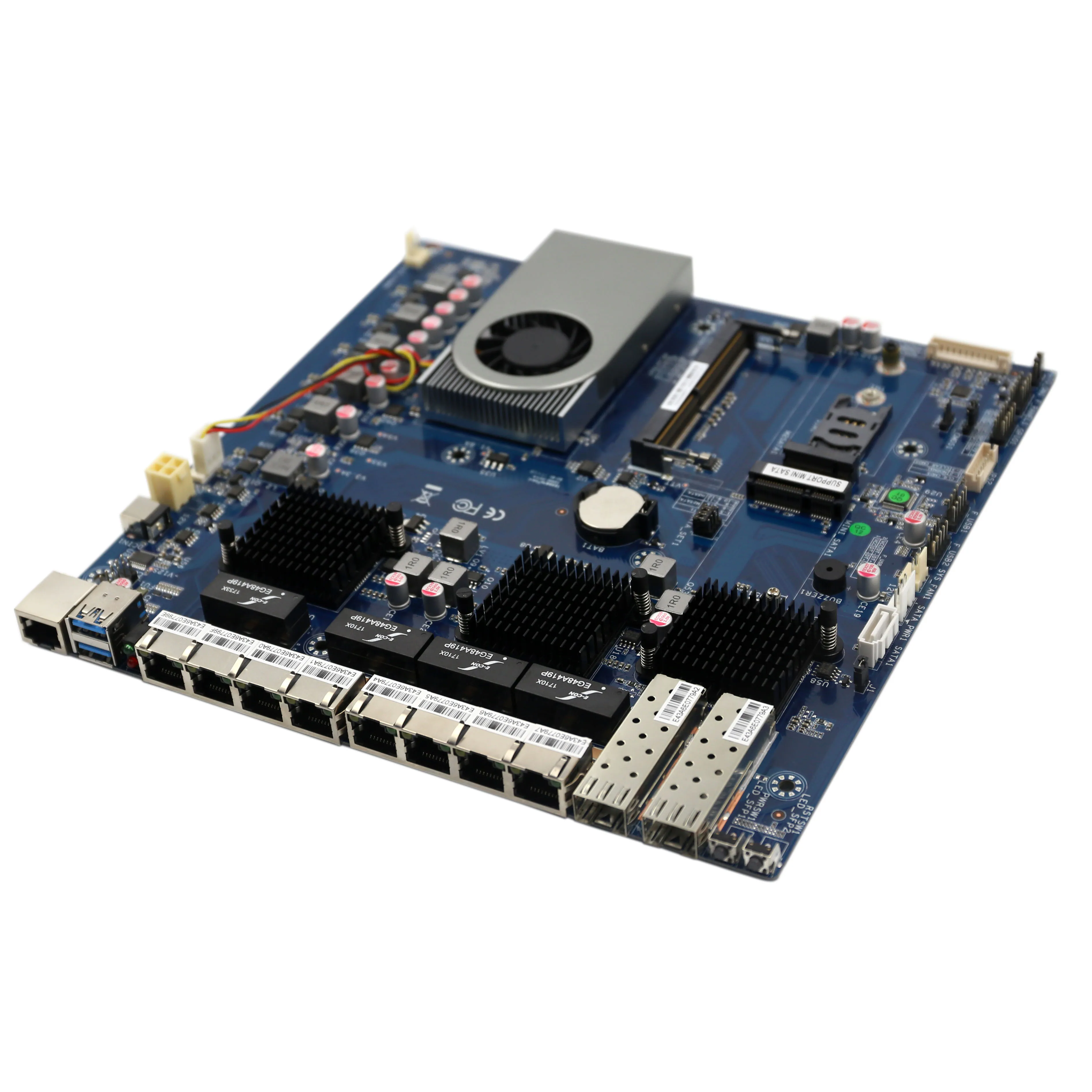 Материнская плата HCIPC M508 LAN-HC3855UT-8LSFP-2L C3855U брандмауэр ITX | Компьютеры и офис