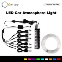 ownice car interior atmosphere lights rgb led strip with app control only for ownice k7 series car radio muiltmedia player