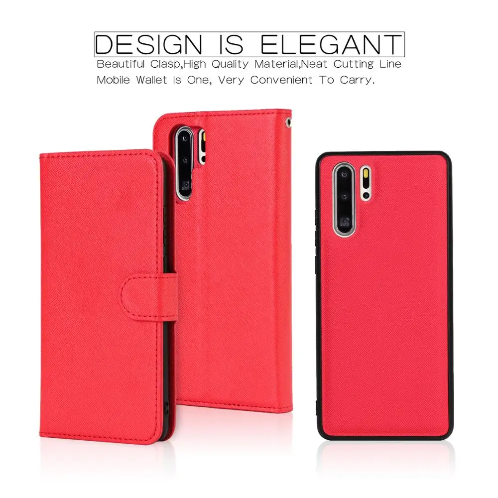 

Luxury Multi Wallet Card Slot Casefor HuaweiP30 Pro Case Magnetic 2-in-1 Flip Leather Coverfor HuaweiP20 P30 Cases Bracket Shell