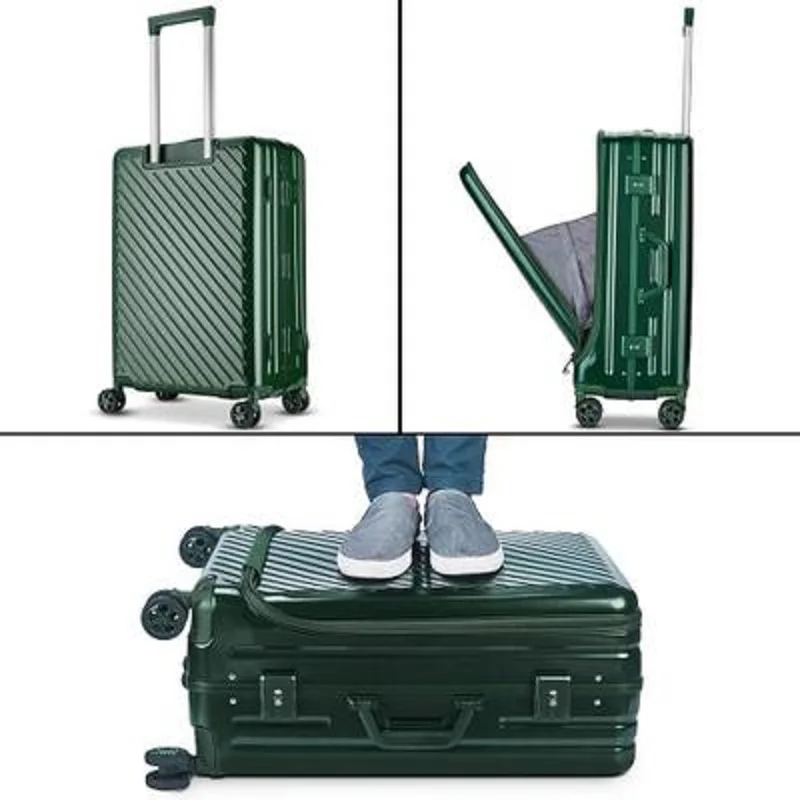 Дорожная сумка с алюминиевой рамой и передней откидной крышкой деловая на