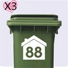 Наклейка с номерами на колесах, 3 шт.