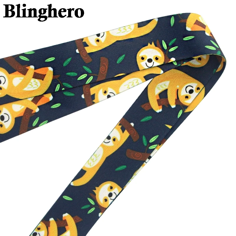 CA645 ленивый Ленивец ремешки крутой шейный ремень мобильный телефон КЛЮЧИ ID