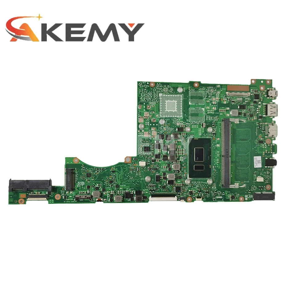 Verkaufen Akemy X411UA MB._ 8G/I5-8250U MainBoard Für ASUS S4100V S4000V X411U X411UQ S4200V X411UA Laptop Motherboard 90NB0GF0-R00010