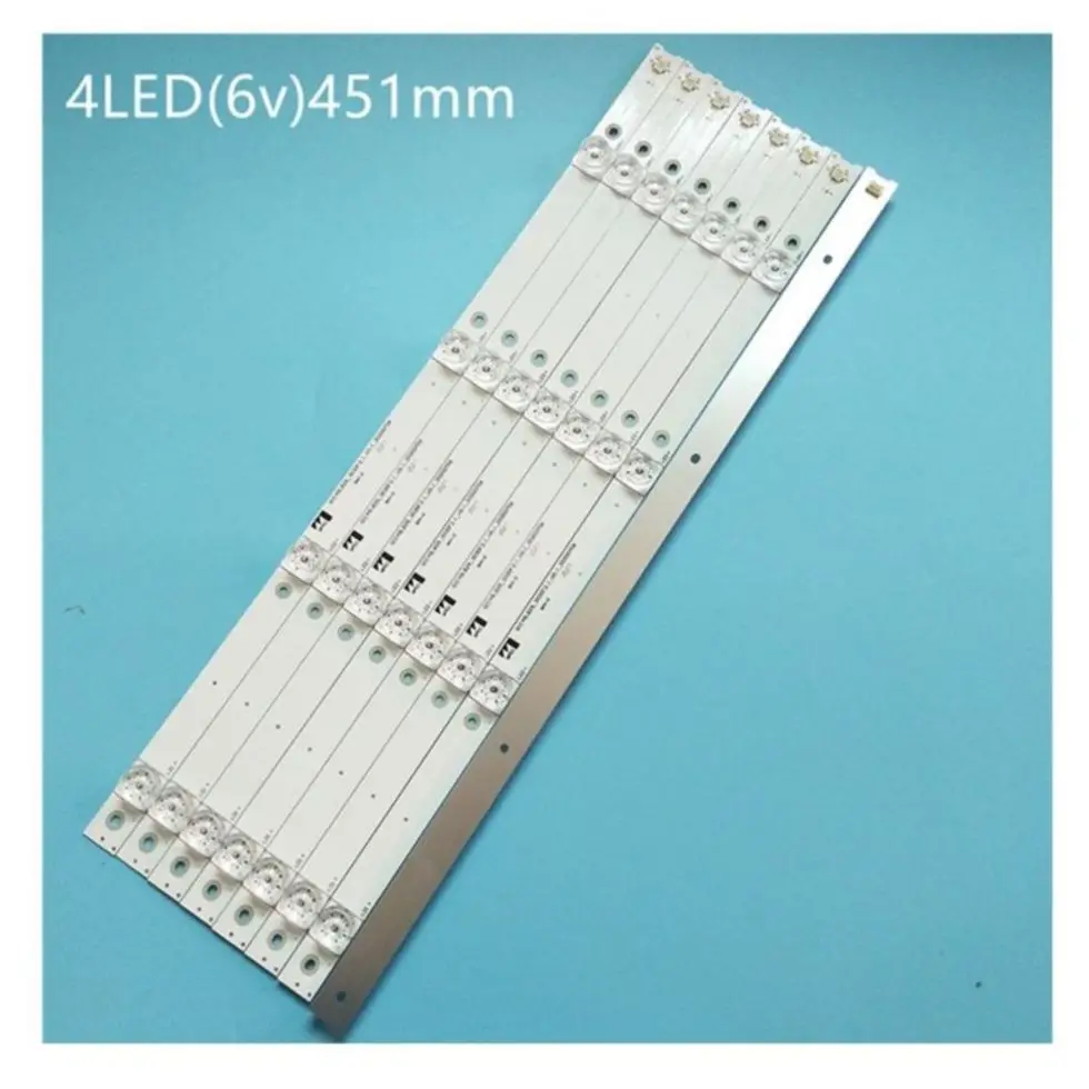 

LED Backlight lamp strip for TCL D49A620U B49A81S-UD L49P1-UD 49P3 49P3C 49P3F 4C-LB4904-HR06J HR07J 49HR330M04A2 V3 4leds