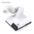 Мощный пылесос для ногтей 60 Вт с функциями всасывание, Уборка Пыли, выдвижной вентилятор, пылесборник для маникюра