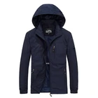 Ветровка мужская водонепроницаемая, с капюшоном, осень 2021