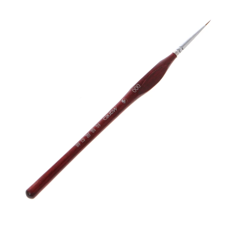 

1Pc Miniature Paint Detail Brush Wolf Hair Professional Fine Detailing Pen Size 0 00 000