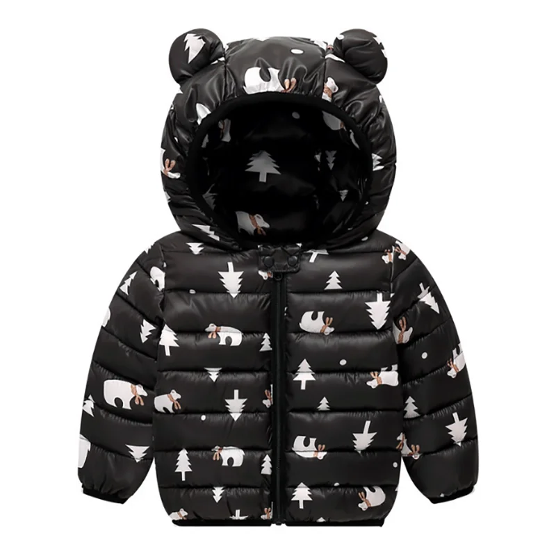Куртки для мальчиков и девочек Осень зима 2019 Детская куртка теплое толстое