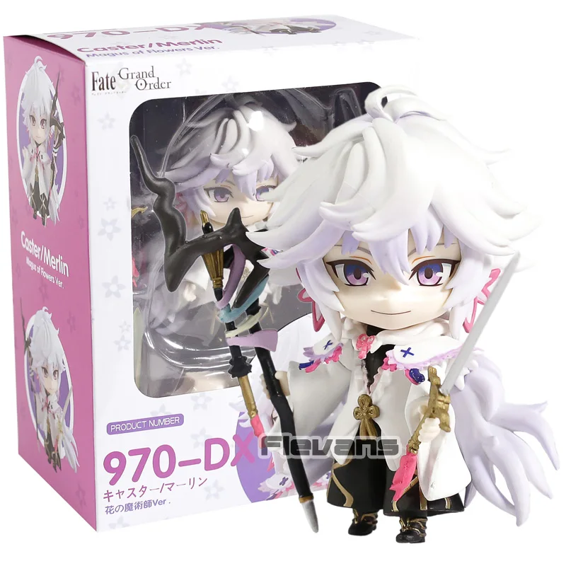Nendoroid Fate/Grand Order 970-DX Caster/Merlin: Magus of Flowers Ver. ПВХ фигурка Коллекционная модель игрушки