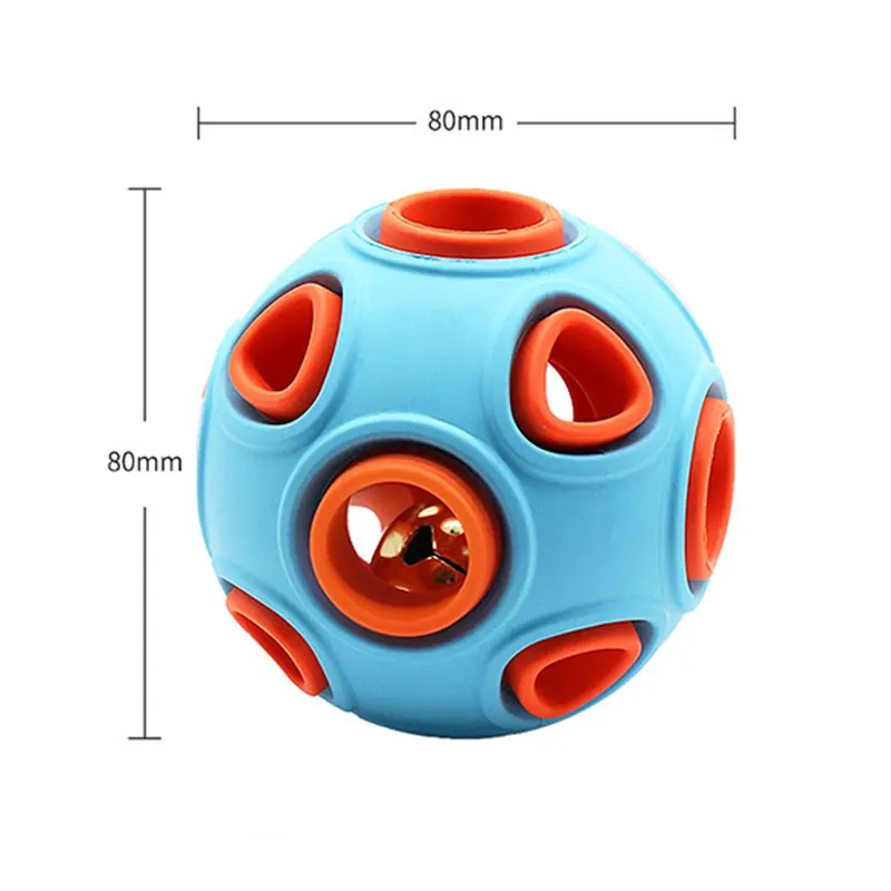 Игрушка для питомца собаки интерактивные резиновые шарики пищевая протекающая