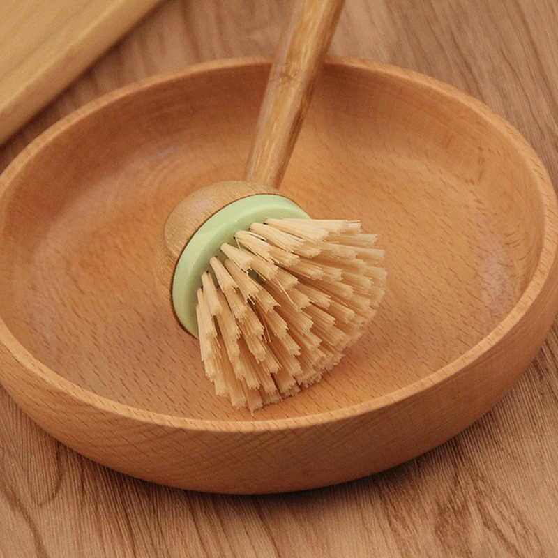 

Bamboo Dish Brush Kitchen Cleaning Tools Dish Brush With Bamboo Handle