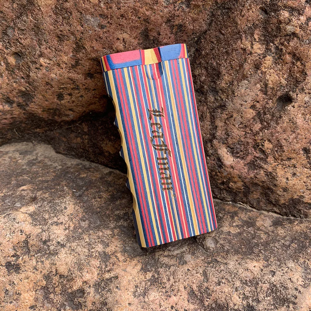 Деревянная Радуга LEAFMAN копатка-грызунок деревянная трубка-грызунок с