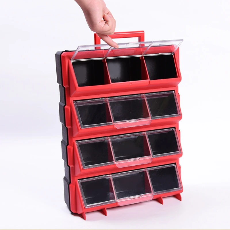 

Multifunctional Material Box Parts Box Storage Cabinet Component Sorting Box