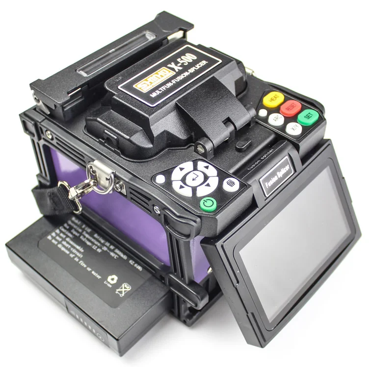 X-500 fusionadora fibra optica X500 FTTH High Precision Dual Heater 7s Fiber Optic price fiber fusion splicer | Мобильные телефоны