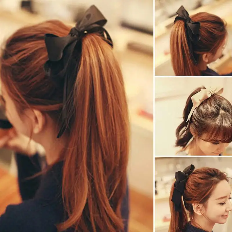 

2021 Новое платье для девочек Бант Детская повязка для волос; Красивые блестящие повязка на голову, платье для сладкой принцессы резинки для в...