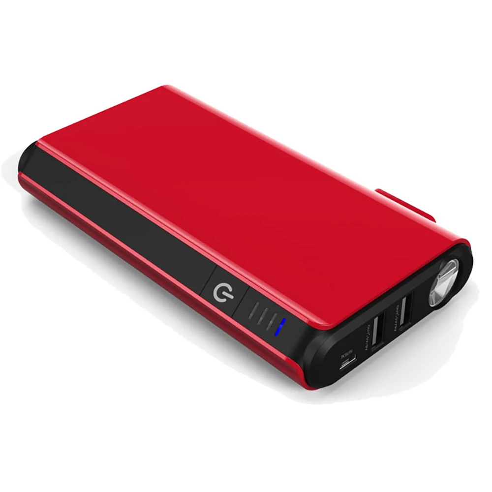 

Powerful Car Jump Starter 400A 8000mAh High Battery Capacity Portable Power Bank Dual USB Charging Port LED Flash