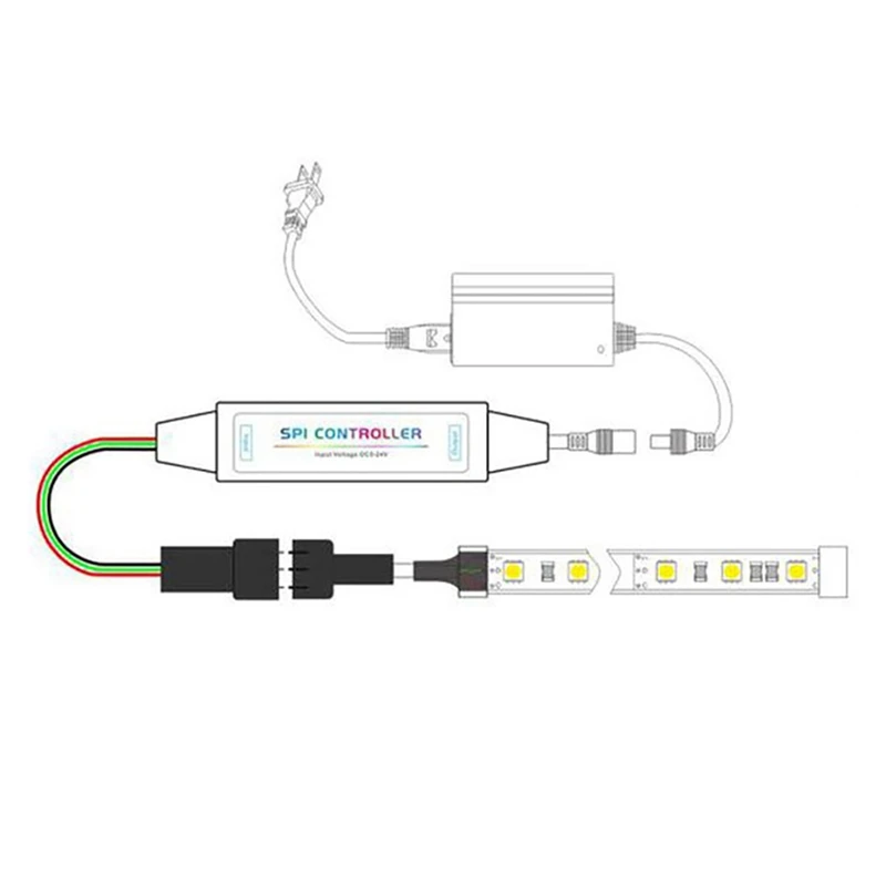 

LED Controller Mini Symphony 2.4G Wireless Full Press 433 RF Remote Control LED Controller Marquee Dimmer (RGB)