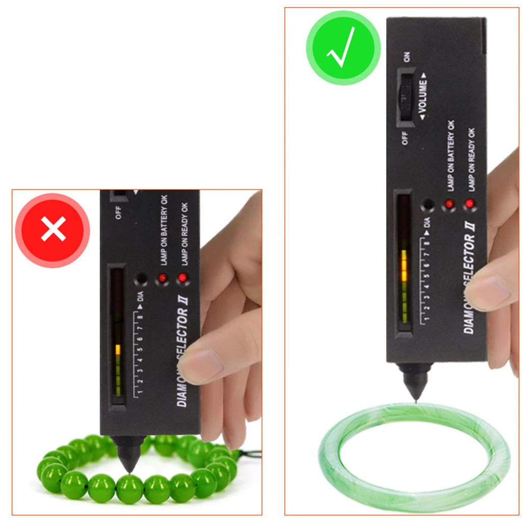 

Portable Diamond Tester Pen Gemstone Selector High Accuracy Tool for Jewelry