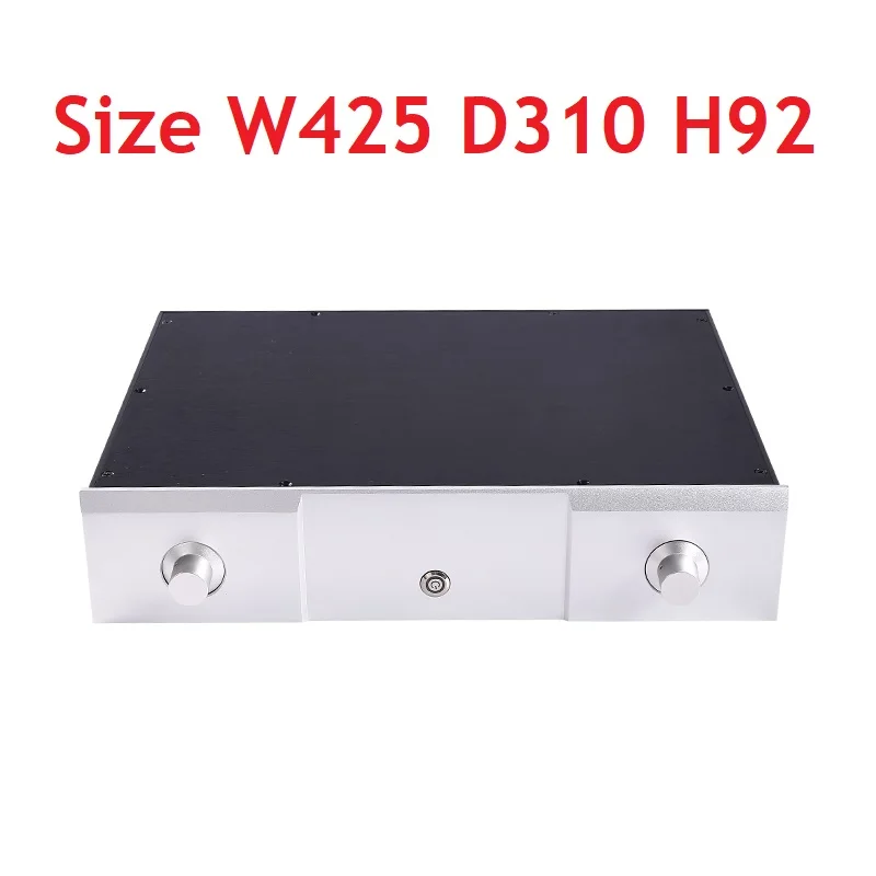 

425*310*92 Anodized Aluminum PSU Amplifier Power Tube Amp Chassis Preamp Case Decoder Box DIY Pre Housing DAC Hi End Enclsoure