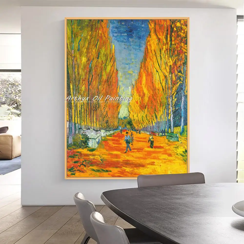 Arthyx Ручная роспись картина Винсента Ван Гога известная масляная живопись на