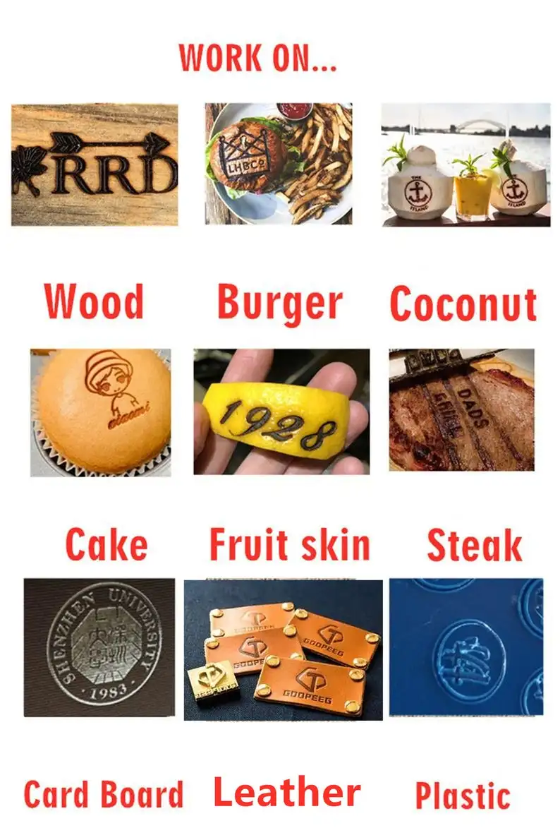 Custom branding iron for wood Electric burning stamp Wood Christmas gift | Дом и сад