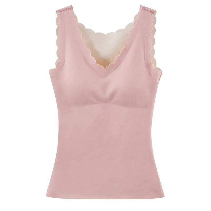 Women's Underwear Winter Plus Cashmere Top Inner Wear For Women Underwear Plus Size Bra Vest Comfortable Seamless Lingerie