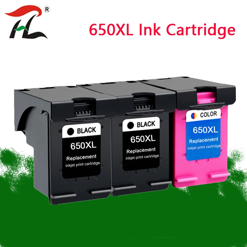 

YLC 650XL Ink Cartridge Replacement for HP 650 XL 650 Cartridge For HP Deskjet 1015 1515 2515 2545 2645 3515 4515 4645 Printers